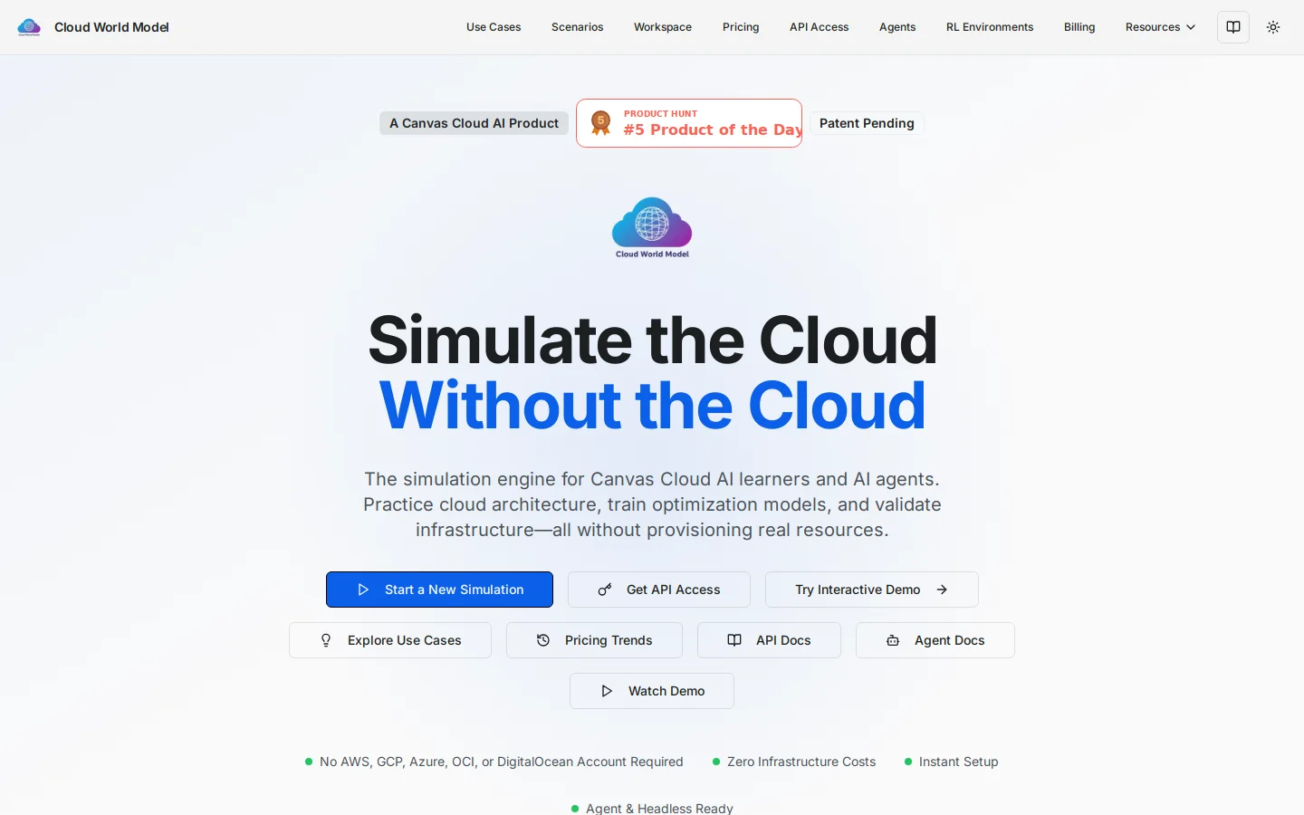 Cloud World Model screenshot 1